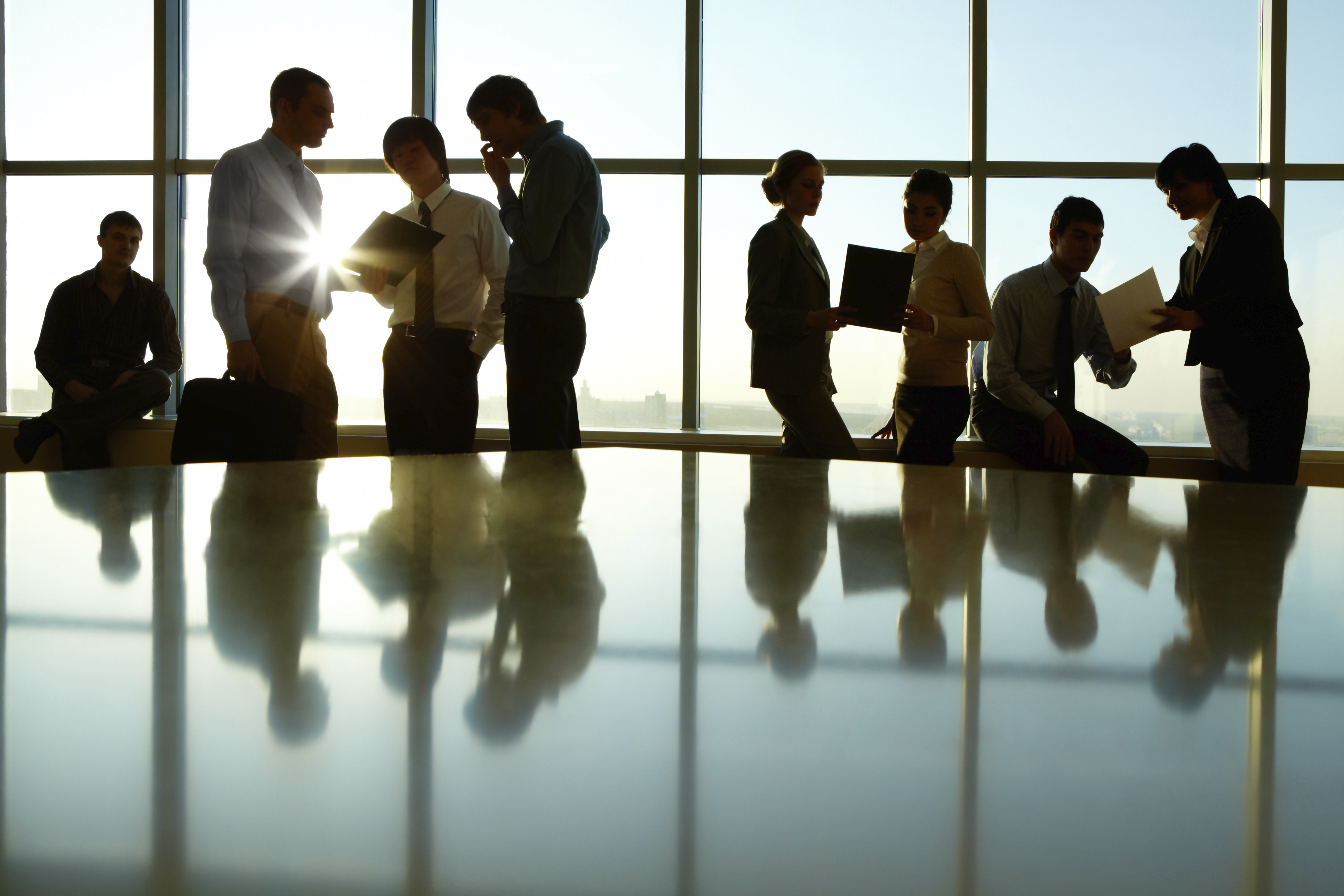 Business meeting people office
