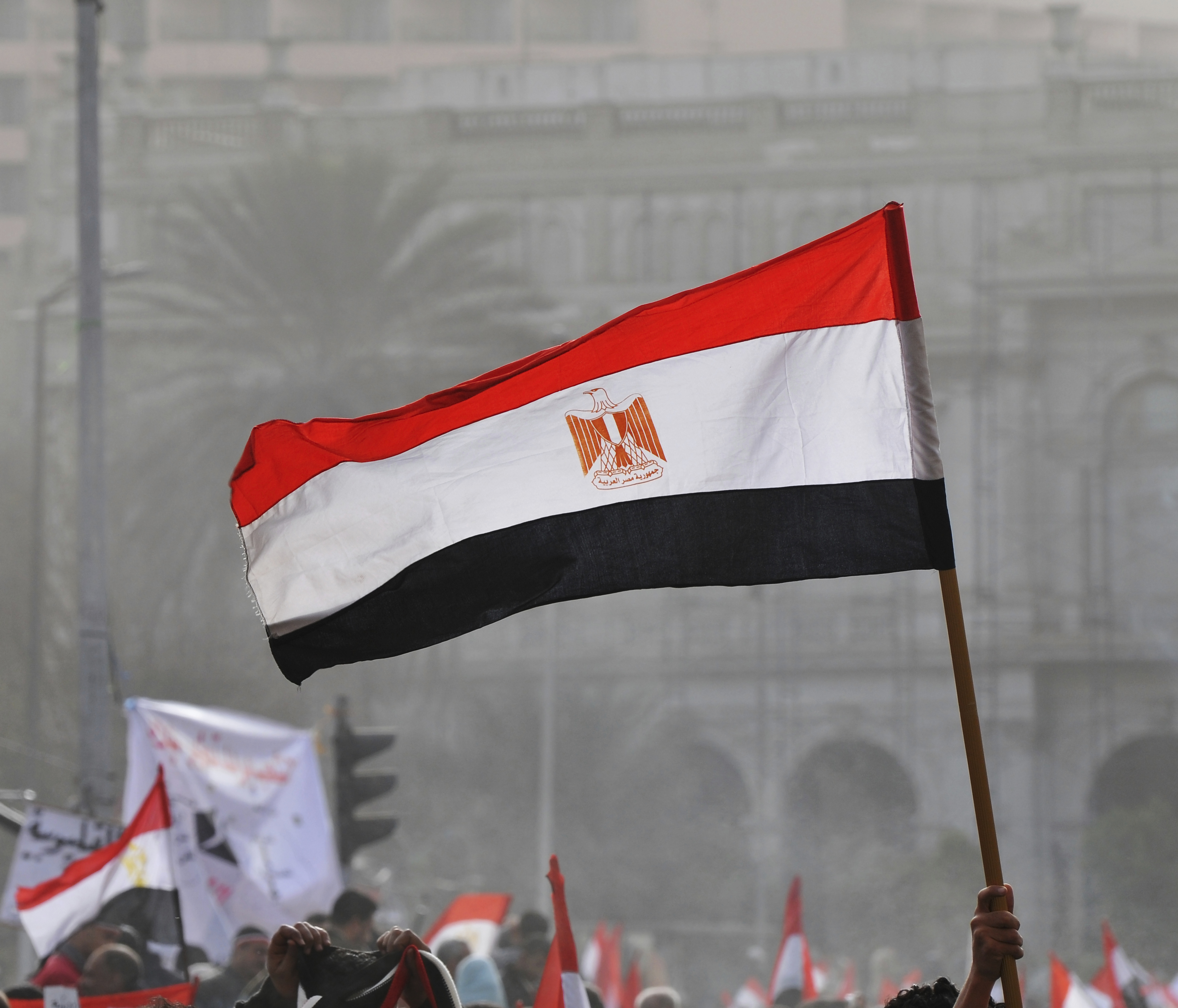 Egypt flag Tahrir square
