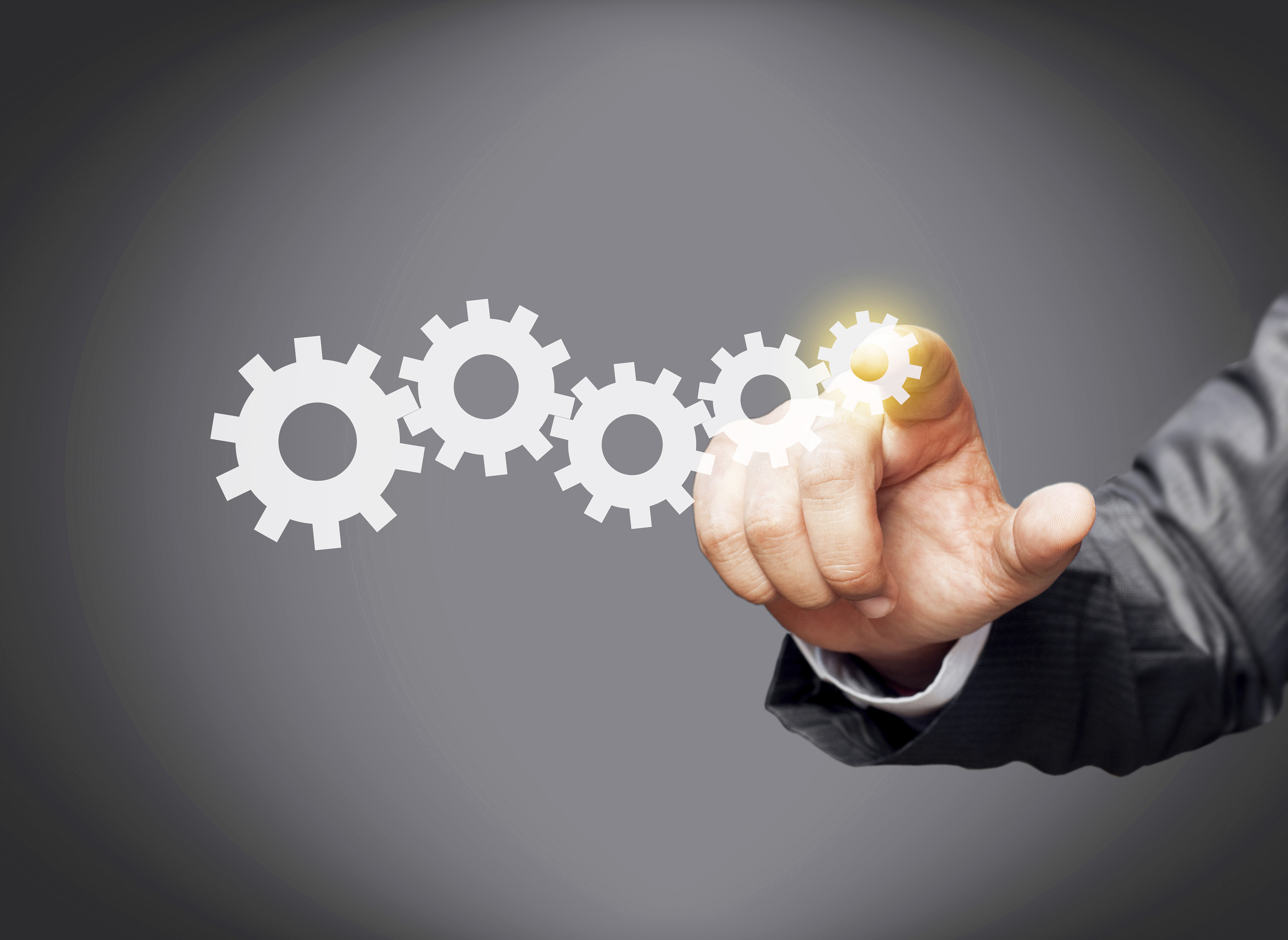 Hand touch screen gear business