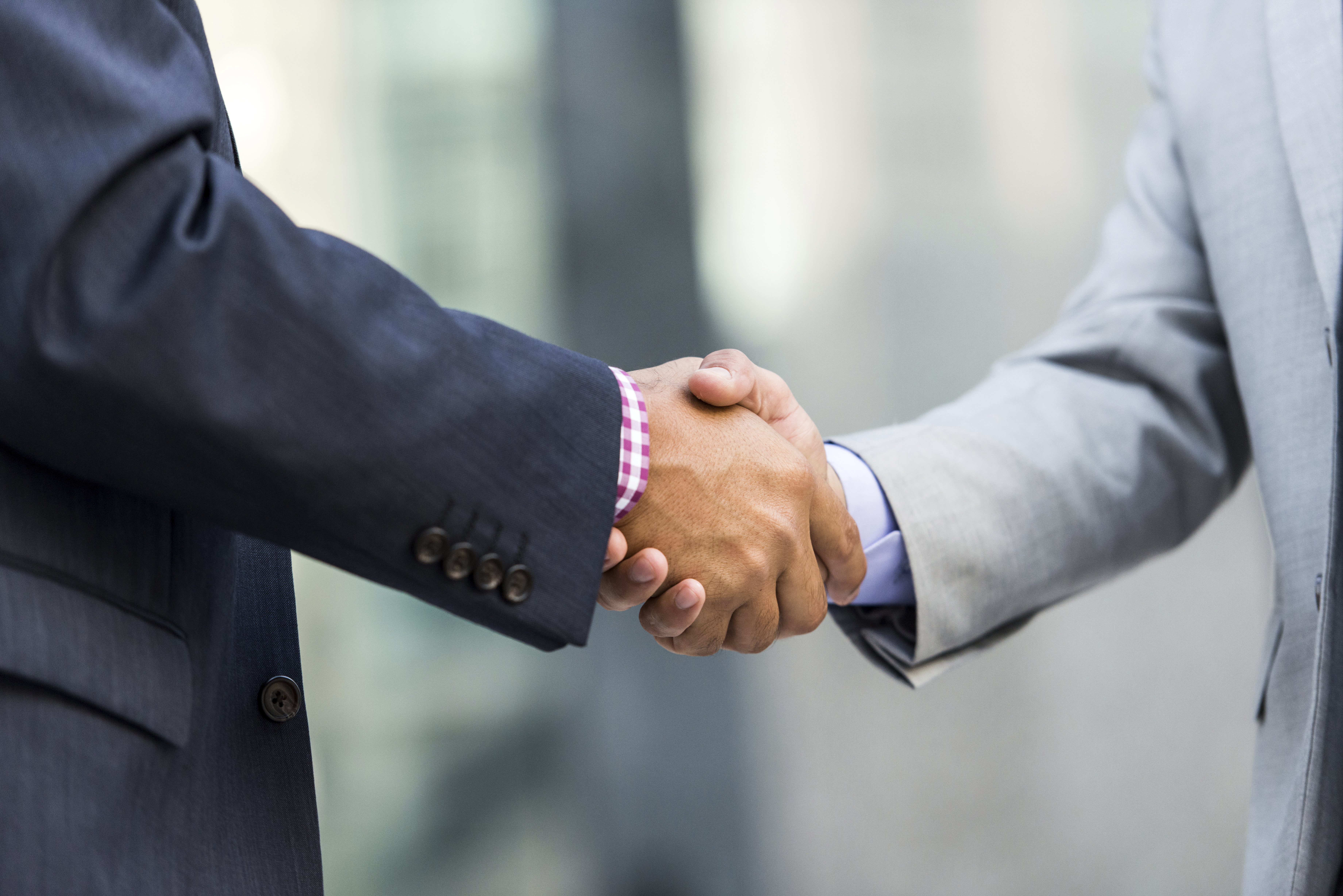 Shaking Hands Businessman