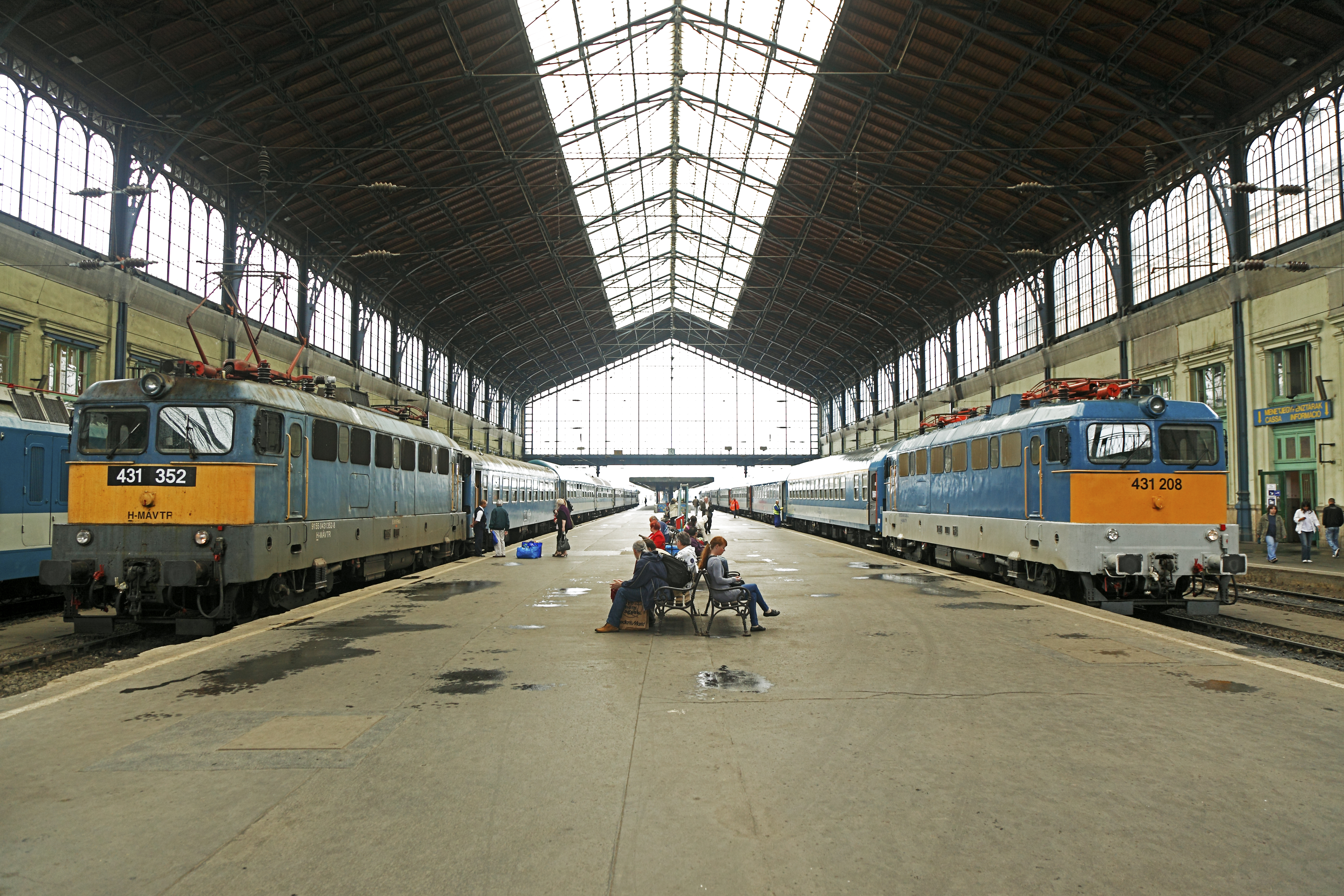 Train Budapest Keleti Station