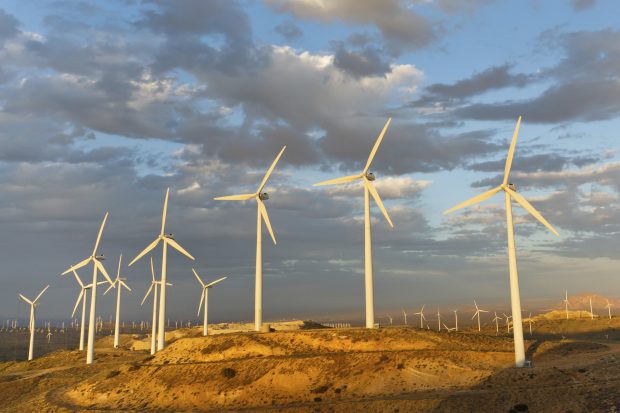 Wind turbine Landscape California