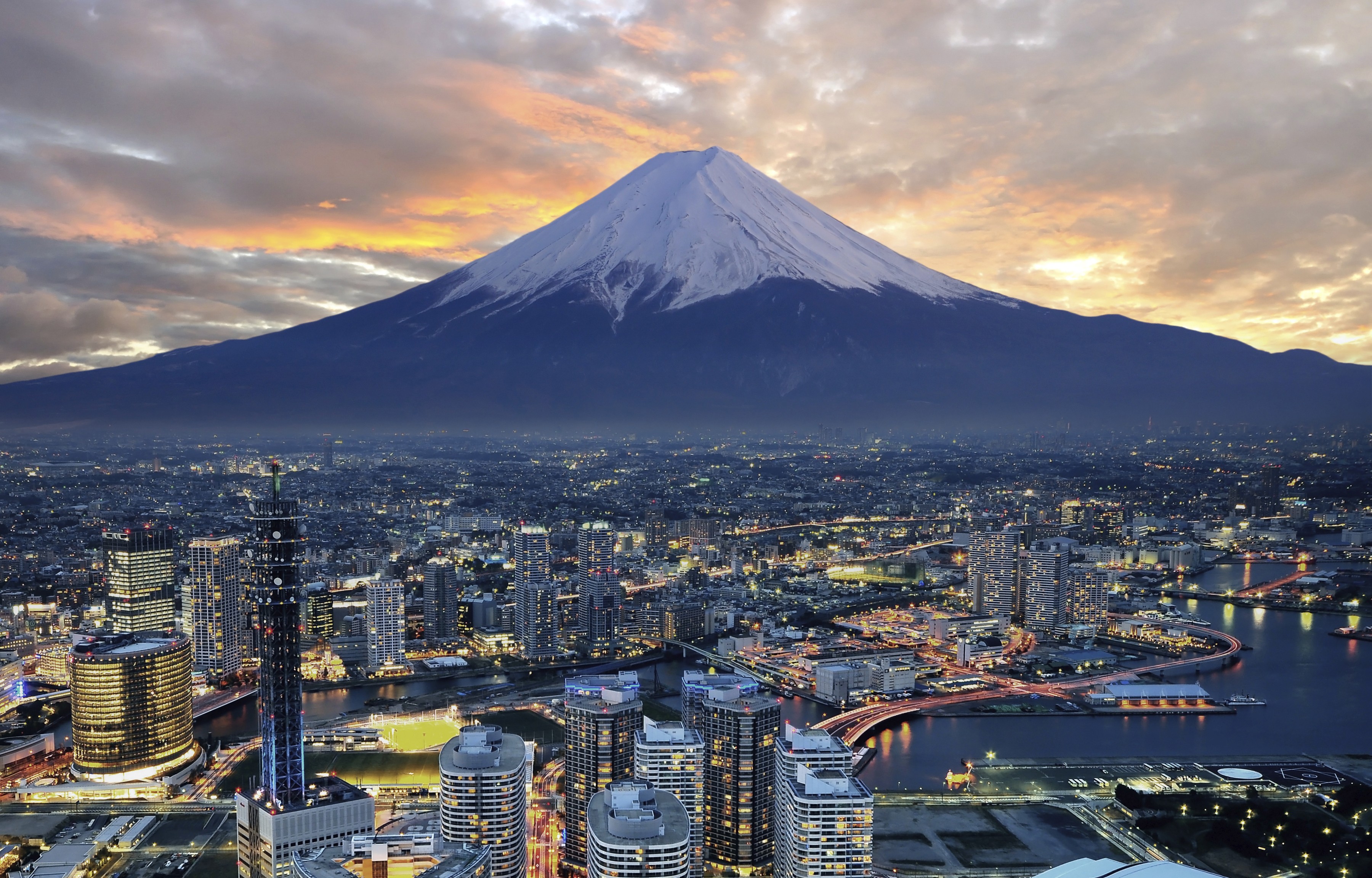 Yokohama mountain Fuji Tokyo Japan