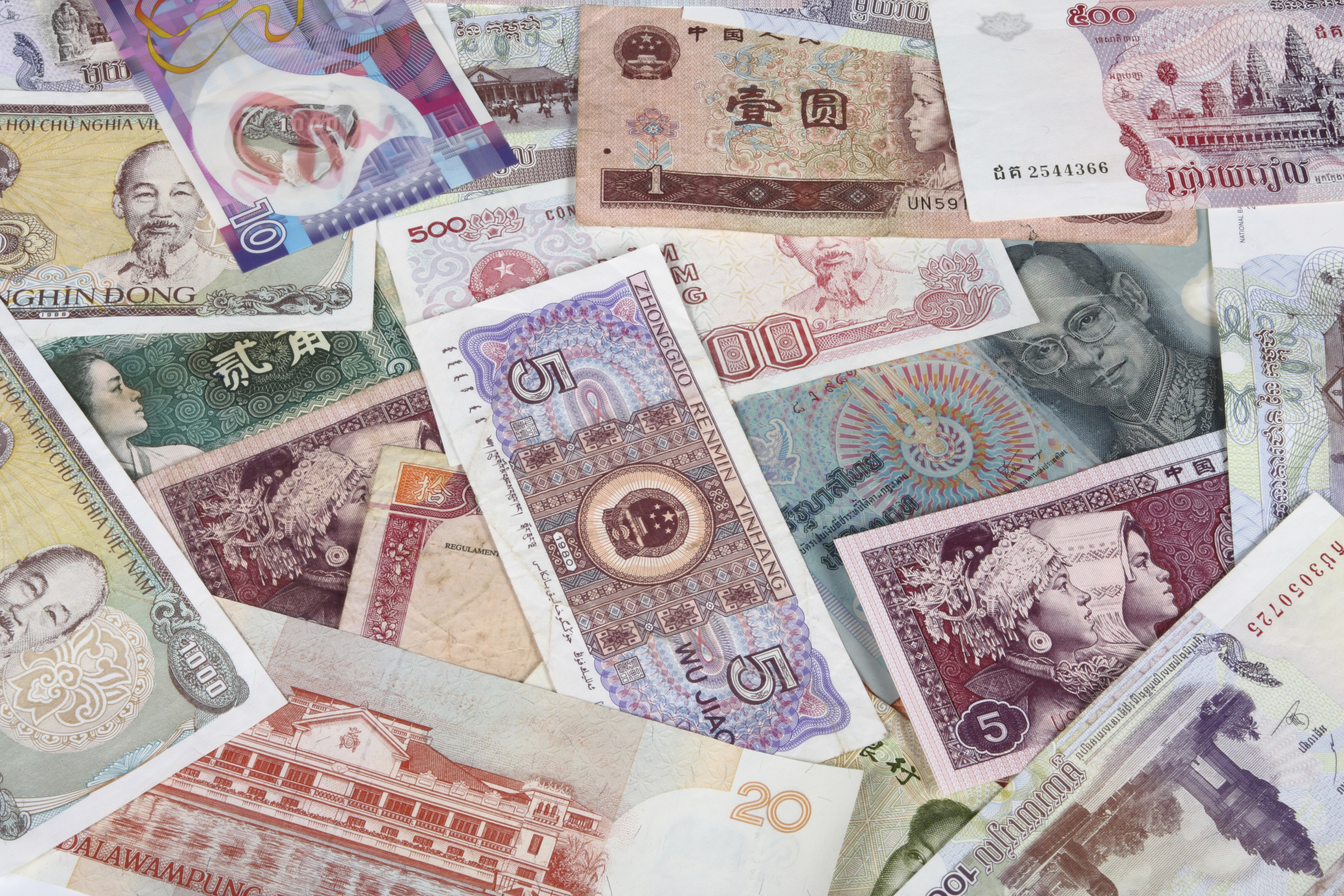 Asia money currency finance