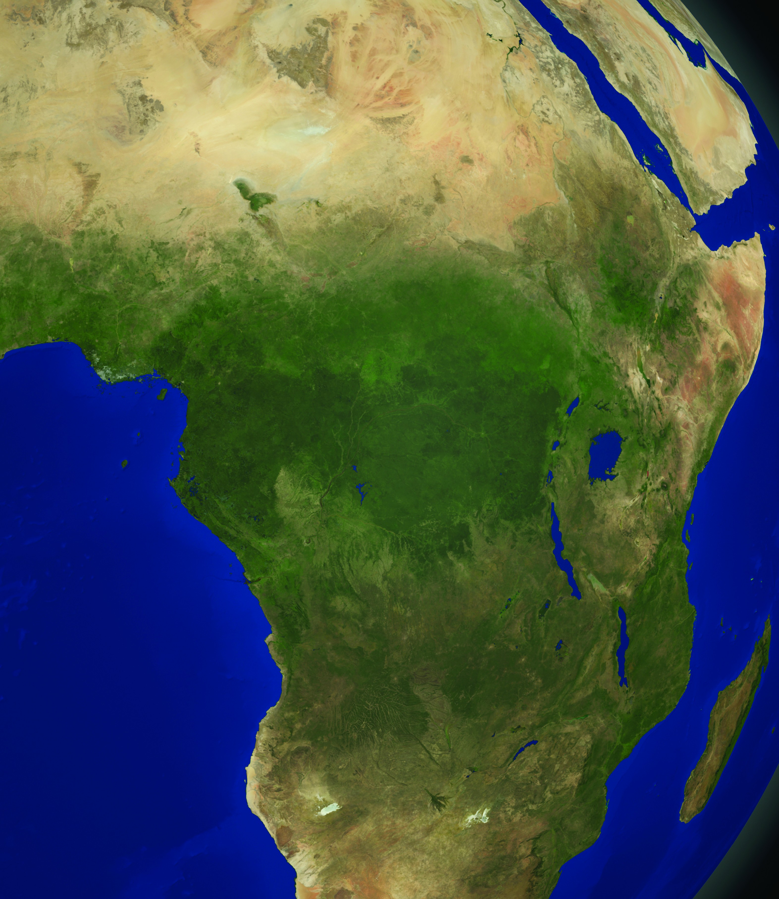 Central Africa map