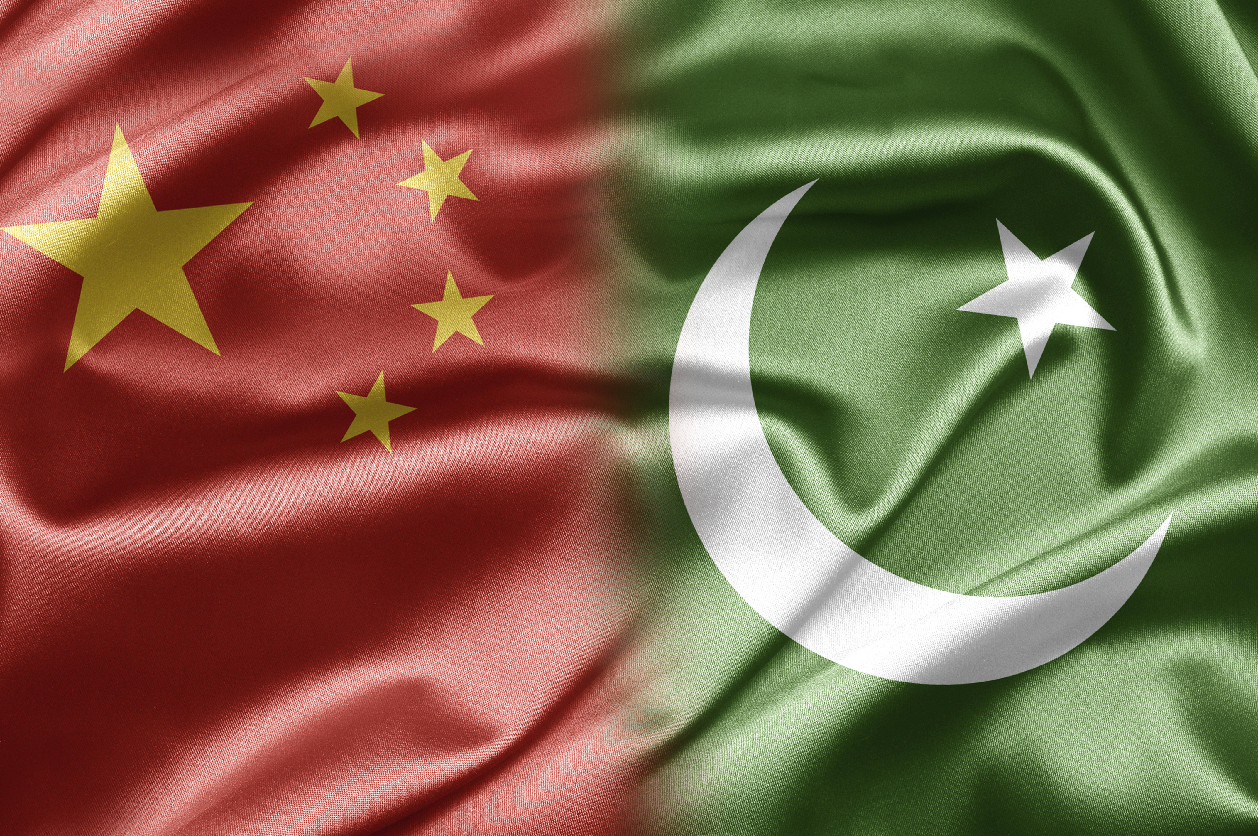 China Pakistan Flags