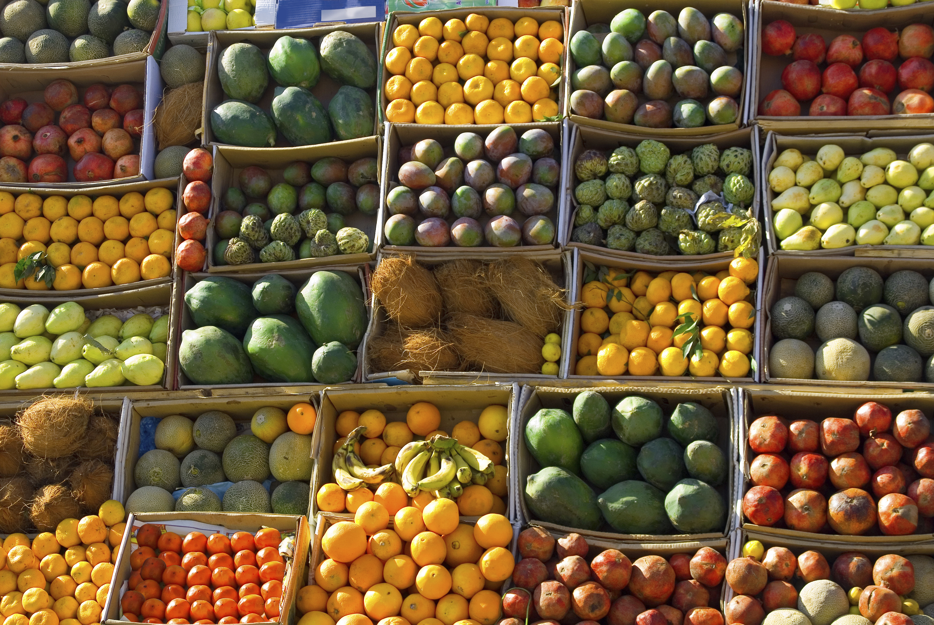 Fruits street market