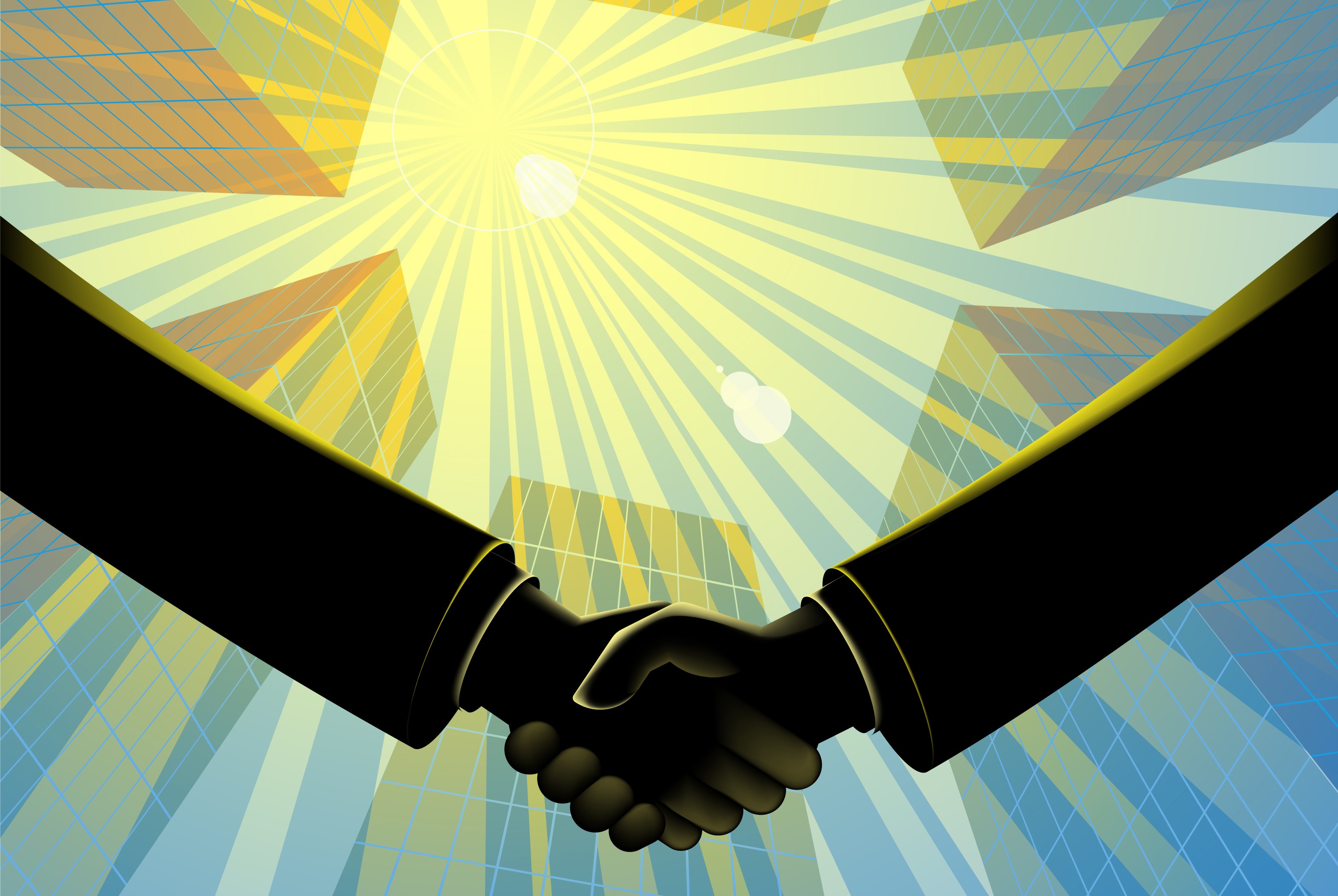 Handshake business relationship relationship
