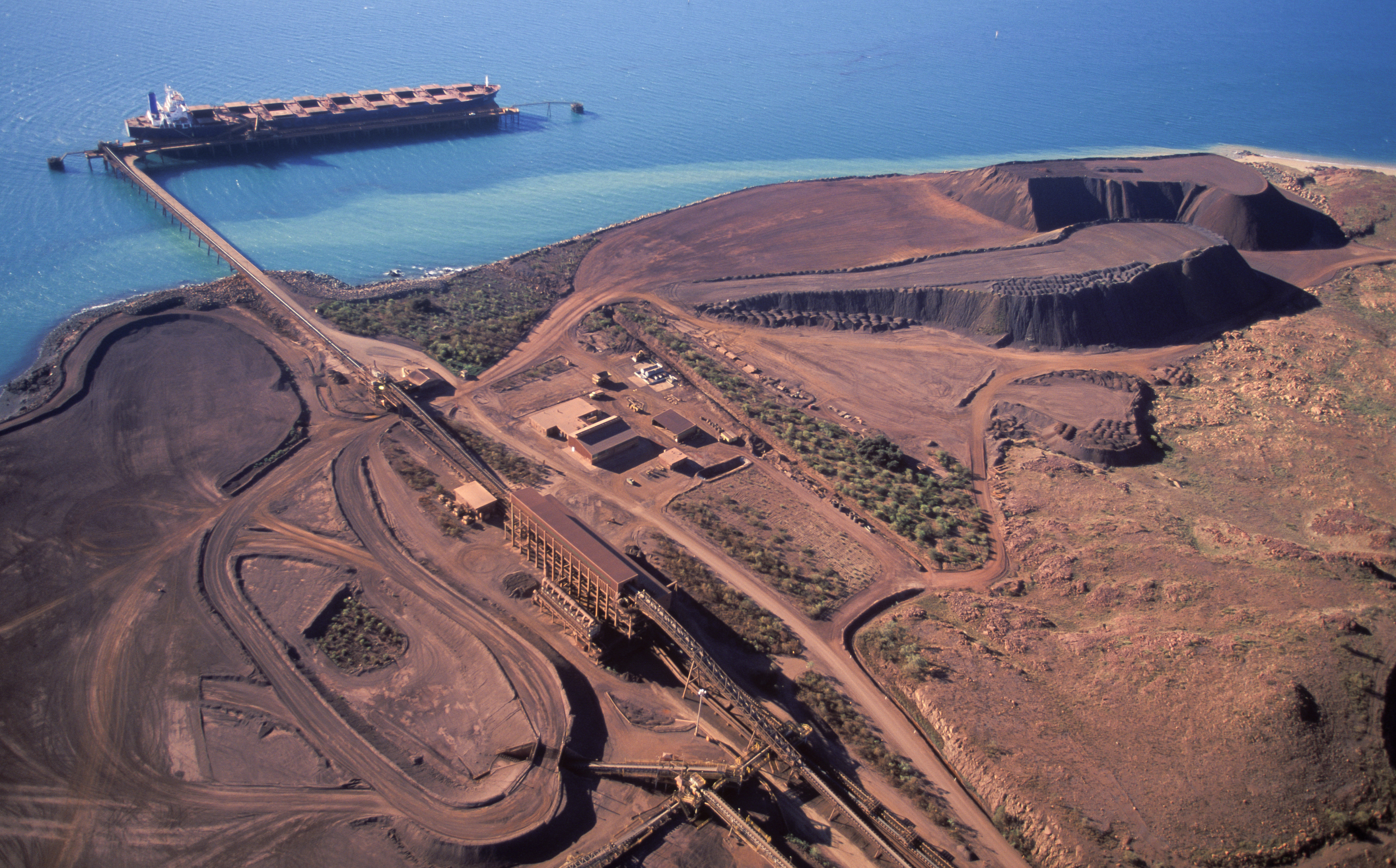 Mining iron ore