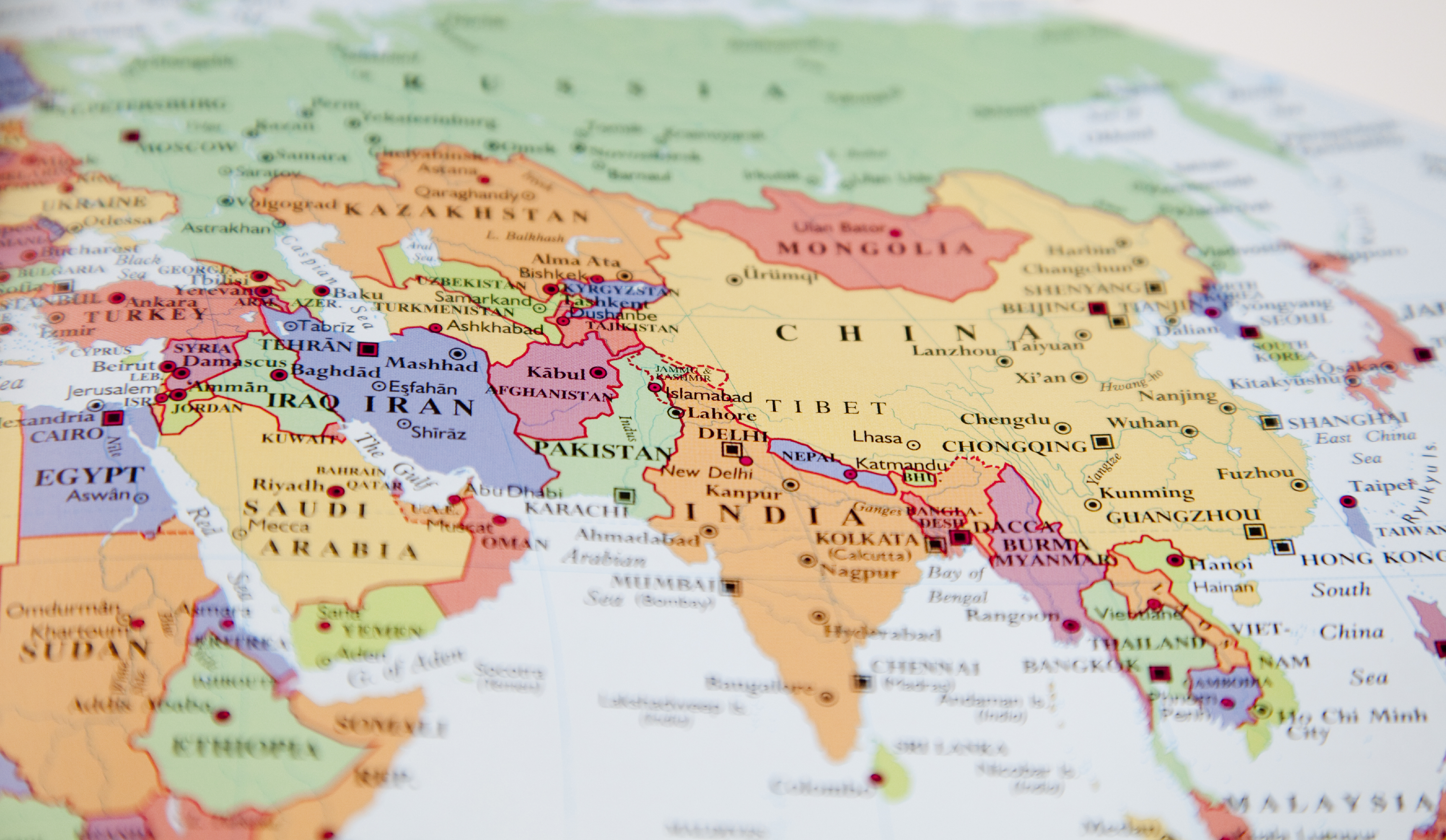 SE Asia map cartography