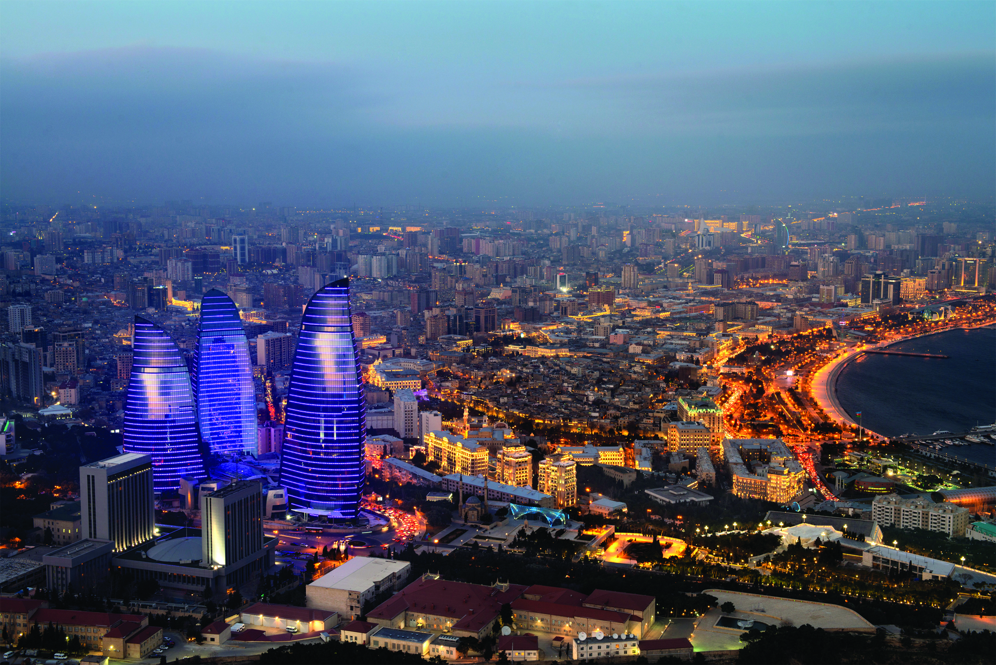 Azerbaijan_Baku_Flame Tower