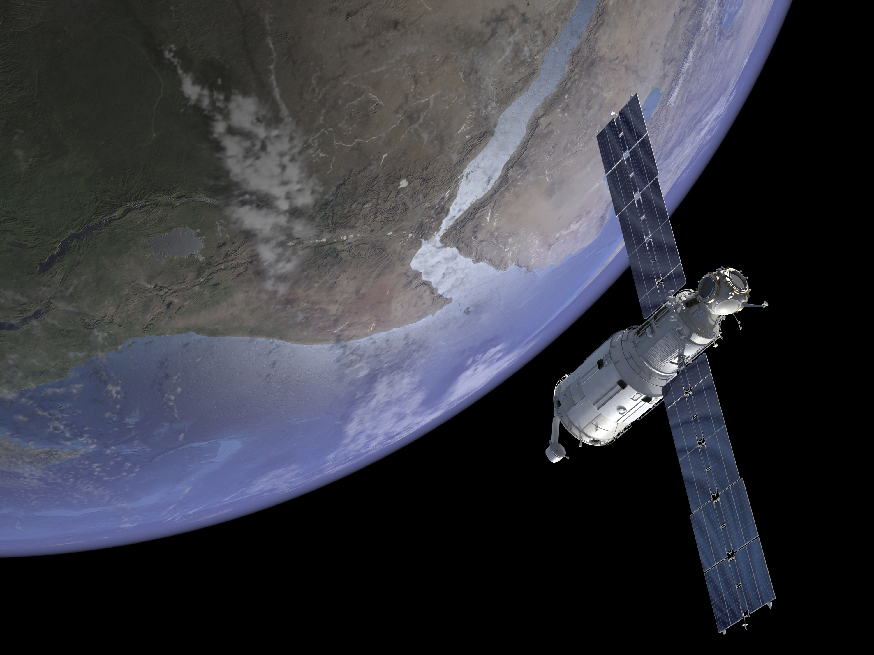 Satellite Earth Space
